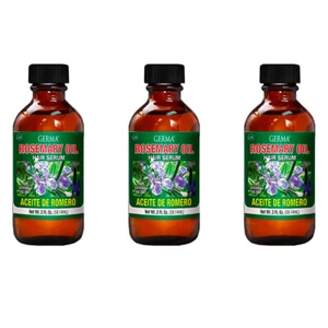 Germa Rosemary Oil. Hair Serum, Moisturizer and Anti-Aging Oil. 2 Oz. Pack of 3 - Picture 1 of 5