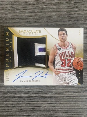 2013 Immaculate Jimmer Fredette Premium Patches Auto /25 USA Olympics Bulls - Image 1 of 2