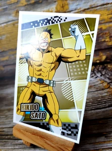 Tarjeta calcomanía adhesiva Rikido Sato, Sugarman - My Hero Academia MHA - Japón - Imagen 1 de 3
