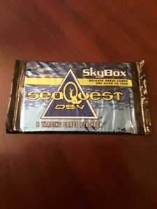 1993 SkyBox Seaquest DSV Sealed 8 Trading Card Pack - Picture 1 of 2