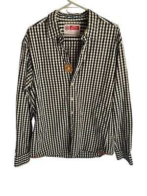 Camisa de vestir Robert Graham colorida a cuadros con botones para hombre XL Foto 1 de 4