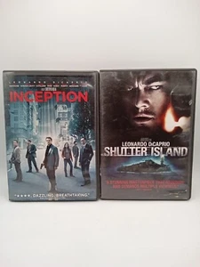 LEONARDO DICAPRIO THRILLERS!!! INCEPTION & SHUTTER ISLAND 2-DVD Bundle Used - Picture 1 of 3