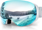 Ski Goggles OTG for Women Men Adult Youth-Over Glasses Snow Goggles-Interchangea