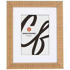 Craig Frames 1" Linear Gold Picture Frame With a Single Mat