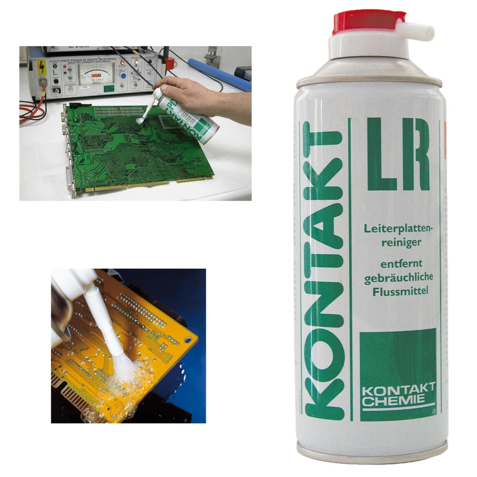 Kontakt LR, Leiterplatten-Reiniger, Flussmittelentferner, Schmutzentfernung