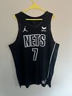 Nba Nike Jordan Authentic Brooklyn Nets Durant Jersey In Size Xl