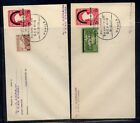 US   Philippines   Japan occupation  2 postal  envelopes 