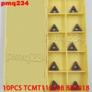 10Pc TCMT110208 BP6018 CNC Lathe Tool Turning Carbide Insert For stainless steel - Picture 1 of 6