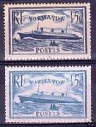 FRANCE STAMP YVERT 299/300 SCOTT 300/300a " PAQUEBOT NORMANDIE 2 VALUES " MNH VF