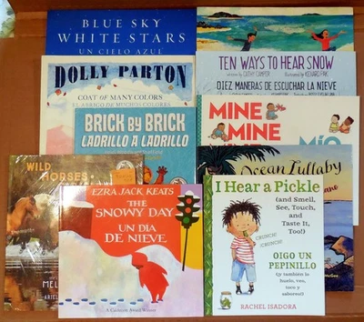 LOT 10 SPANISH/ENGLISH BILINGUAL PICTURE BOOKS IMAGINATION LIBRARY DOLLY PARTON - Image 1 of 4