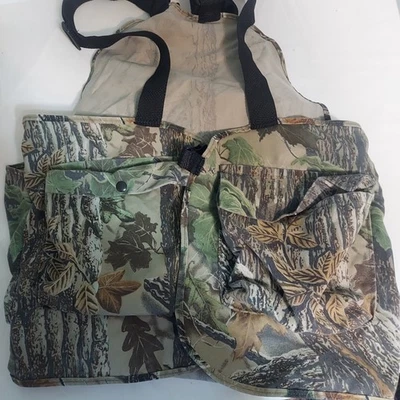 Hunter's Specialties Realtree Camo Hunting turkey Vest Game Bag Pockets One Size - Image 1 of 4