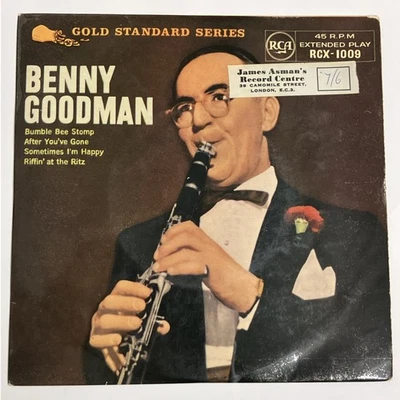 Benny Goodman - Self-Titled EP - RCA Victor 7" Vinyl 1957 UK - RCX 1009 Foto 1 de 4