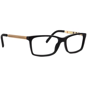 Burberry Eyeglasses B 2159-Q 3001 Black/Gold Square Frame Italy 54[]16 140 - Picture 1 of 6