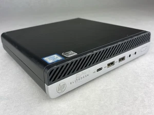 HP EliteDesk 800 G4 DM 35W Six Core i5-8500T 2.10GHz 1x8GB RAM WiFi Sin AC HDD OS - Imagen 1 de 14