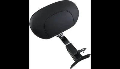 Mustang Black Pearl Studded Driver Backrest Pad Kit Road King Classic 98-08 - Image 1 of 4