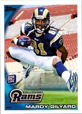 Mardy Gilyard 2010 Topps #264 Rookie St. Louis Rams - Image 1 of 2