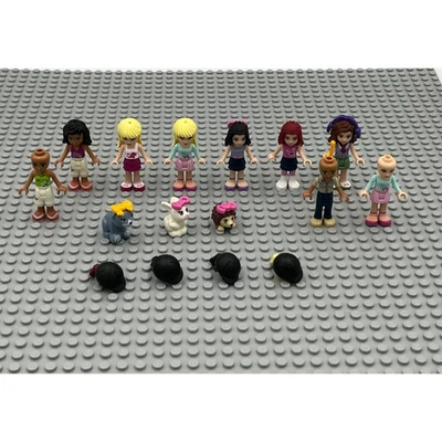 Lego Friends Minifigures Hair Animals Bundle Lot - Image 1 of 4