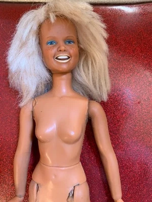 Muñeca Kenner Action Polvorienta TNT Piernas Flexibles Pecas Desnuda 1974 De Colección Foto 1 de 4