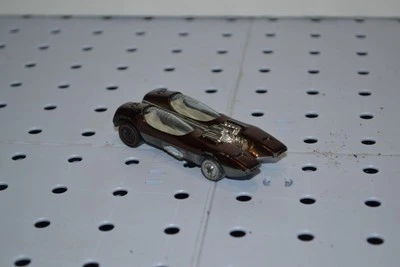 Hot Wheels Redline Splittin' Image 1968 Brown w/White Interior Made In USA - Image 1 of 4