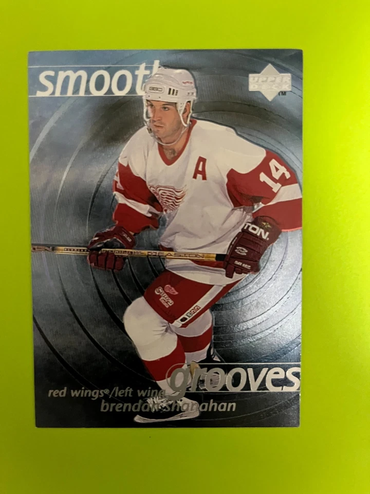 1997-98 Upper Deck Smooth Grooves Insert #SG14 Brendan Shanahan Detroit Red Wing - Image 1 of 2