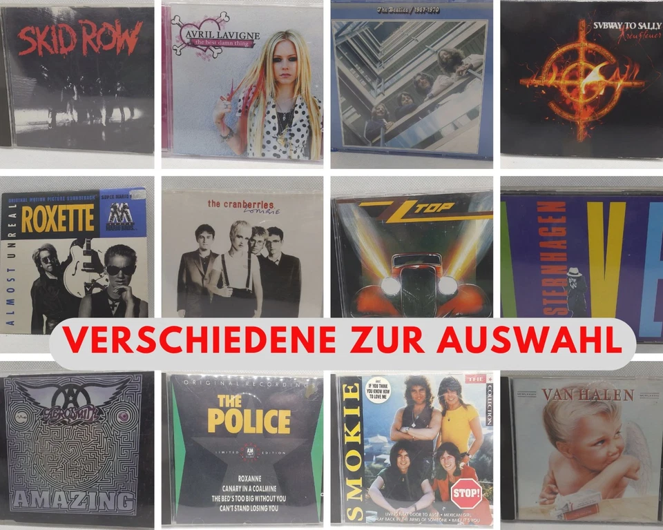Musik CD Rock Hardrock Poprock Softrock Punkrock verschiedene zur Auswahl - Bild 1 von 1