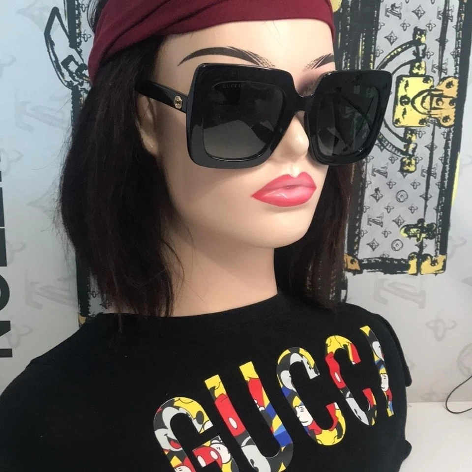 Gucci GG0328S Sparkle Glitter Rainbow Sunglasses Rare