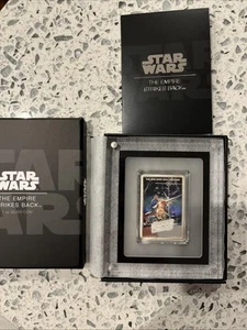 2017 Star Wars Empire Strikes Back 1 Oz Silver Poster Coin New Zealand Mint - Picture 1 of 7