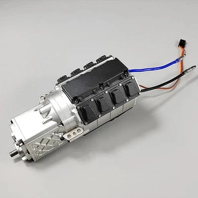 Gebürstetes Zweiganggetriebe für Tamiya 1/14 RC LKW Traktor Scania Benz MAN - Bild 1 von 4