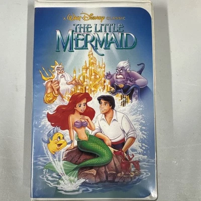 The Little Mermaid Original VHS Tape with Banned Cover - Clamshell Case - Image 1 of 4