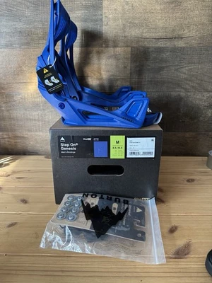 Burton Step On Genesis Reflex Bindings Mens Size Medium US 8.5-10.5 Jake Blue - Image 1 of 4