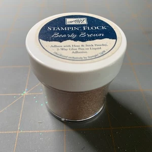 Stampin' Up! Stampin' Flock Emboss Powder Bearly Brown - Picture 1 of 4