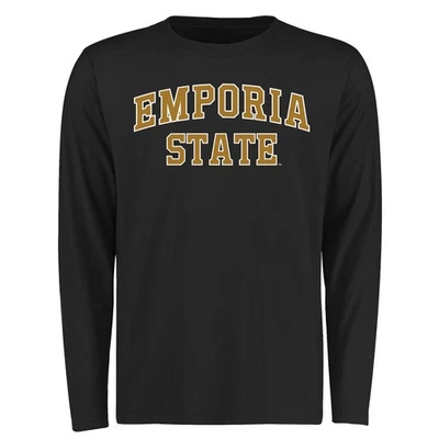 Men's Black Emporia State Hornets Everyday Long Sleeve T-Shirt - Image 1 of 2