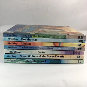 Lot Of 7 Walt Disney Classic Hardcover Books 1989-1998 Mouse Works & Twin Books - Picture 1 of 10
