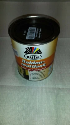 Düfa Seidenmattlack Schokoladenbraun RAL 8017 0,75 / 0,375 L Profi Buntlack