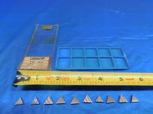 10PCS NEW KYOCERA TPG221 TC-50 CARBIDE TURNING INSERTS T00320 0760K INDEXABLE - Picture 1 of 4