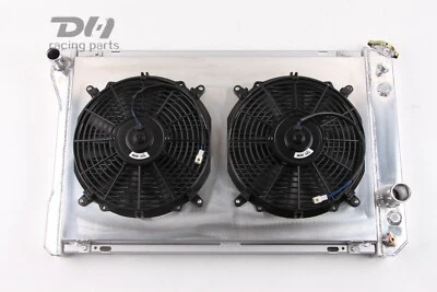 4 Row Radiator+Shroud+12''Fan For 82-92Pontiac Firebird/Trans Am Chevy Camaro V8 - Изображение 1 из 4