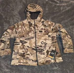 UNDER ARMOUR Women's UA Rut Windproof Jacket Size XL UA Barren Camo New - Picture 1 of 16