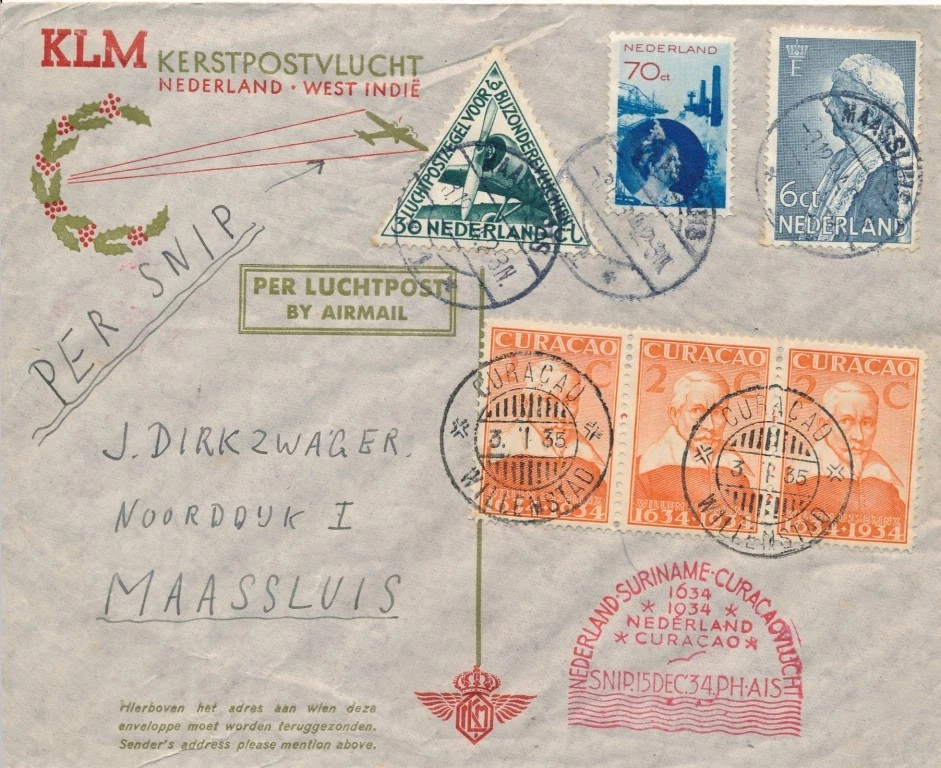 NETHERLANDS ANTILLES Sc 112x3 MIXED POSTAGE NETHERLANDS 195 FVF  SEE SCAN - Image 1 of 1