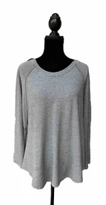 Tommy Hilfiger Sport Damen Tunika Oberteil große grau Streifen Strick lang TOP - Bild 1 von 8
