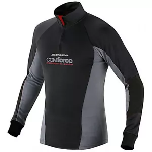 Spidi Thermo Chest Moisture Wicking Motorcycle Base Layer - Black/Anthracite - Picture 1 of 3
