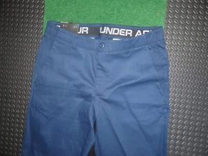 $85 UNDER ARMOUR UA Men's Showdown Everyday Chino Pants 1306325 Black Sz 34 x 30 - Picture 1 of 8