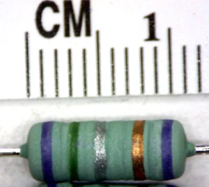 1 pc 0.75 ohm 3W Wire Wound Power Resistor .with flameproof coating - Picture 1 of 1