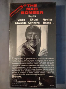 The Mad Bomber Used VHS 1985 Release #13010 Congress Video Group - Imagen 1 de 2