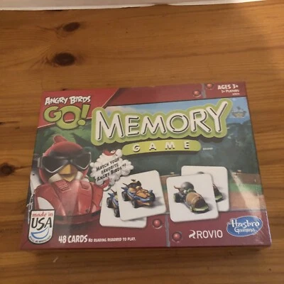 Hasbro’s Angry Birds Go Memory Game. Ages 3 Plus No Reading Required NIB - Image 1 of 4