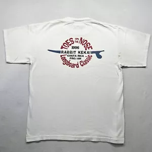 Vintage Toes On the Nose Surf T-Shirt L Single Stitch 1996 Rabbit Kekai PRO/AM - Bild 1 von 10