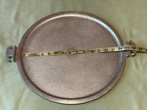 14" Rund Aluminium Serviertablett - Bild 1 von 5