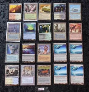 MTG lot de 20 terrains speciaux : 15 vf + 5 vo 100% anciennes editions pas cher - Picture 1 of 3