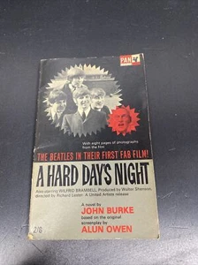 THE BEATLES 'A Hard Day's Night'  1964 movie tie-In paperback Pan books - Imagen 1 de 4
