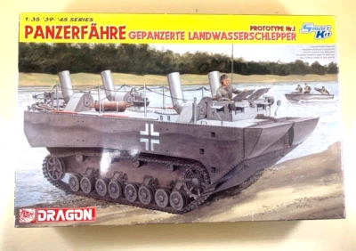 DRAGON NO. 6625 PANZERFÄHRE GEPANZERTE LANDWASSERSCHLEPPER - Immagine 1 di 4
