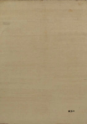 Stylish Gabbeh Solid Design Wool Modern Rug - Enhance Your Home Decor 5x8 ft - Image 1 of 4